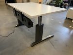 Vepa – Electric adjustable desk (sit-sit) with memory and cable management – 140x80xH61-82 cm, ST01285 - Image 5