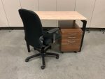 SET – Desk + Comforto 77 Ergonomic Chair + Assmann Buromobel Drawer Unit, ST01311 - Image 6