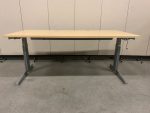 Aspa - Adjustable desk with crank and cable management – 180x80xH62-91 cm, ST01303 - Image 2
