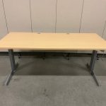 Aspa - Adjustable desk with crank and cable management – 180x80xH62-91 cm, ST01303