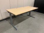 Aspa - Adjustable desk with crank and cable management – 180x80xH62-91 cm, ST01303 - Image 4