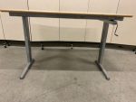 Adjustable desk with crank – 112x80xH62-84 cm, ST01429 - Image 9