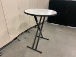 Folding bar table – diameter 85xH110 cm, ST01471 - Image 3