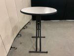 Folding bar table – diameter 85xH110 cm, ST01471 - Image 4