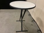 Folding bar table – diameter 85xH110 cm, ST01471 - Image 5
