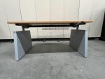 Drentea - Adjustable desk with crank and cable management - 140x80xH63-87 cm, ST01322 - Image 3