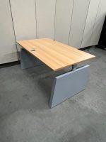 Drentea - Adjustable desk with crank and cable management - 140x80xH63-87 cm, ST01322 - Image 9