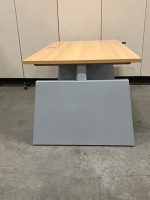 Drentea - Adjustable desk with crank and cable management - 140x80xH63-87 cm, ST01322 - Image 2