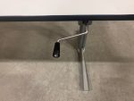 Adjustable desk with crank and cable management – 180x80xH62-84 cm, ST01570 - Image 9