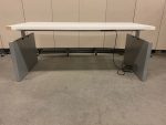 Adjustable desk with screw and power socket – 180x80xH62-82 cm, ST01518 - Image 4
