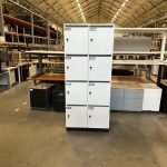 Locker with 8 spaces – 60x52xH190 cm, ST01819