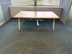 Conference table with cable management – 180x105xH75 cm, ST01950