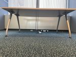 Conference table with cable management – 180x105xH75 cm, ST01950 - Image 8