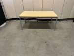 Adjustable canteen table by foot rotation – 160x80xH68-77 cm, ST02015