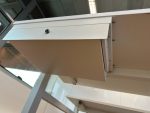 Adjustable duo-desk with crank, cable management and a small drawer – 178x80xH62-82 cm, ST02123 - Image 9