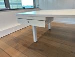 Adjustable duo-desk with crank, cable management and a small drawer – 178x80xH62-82 cm, ST02123 - Image 7