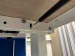 Adjustable duo-desk with crank, cable management and divider – 180x90xH62-90 cm, ST02207 - Image 13