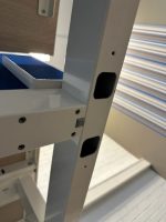 Adjustable duo-desk with crank, cable management and divider – 180x90xH62-90 cm, ST02207 - Image 16