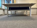 Adjustable duo-desk with crank, cable management and divider – 180x90xH62-90 cm, ST02207 - Image 17