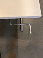 Adjustable desk with crank, power socket and cable management – 180x80xH64-92 cm, ST02488 - Image 7