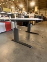 Vepa - Adjustable desk with crank and cable management – 140x80xH64-84 cm, ST02520 - Image 6