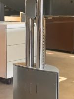 Vepa - Adjustable desk with crank and cable management – 140x80xH64-84 cm, ST02520 - Image 10