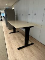 Markant - Adjustable desk with screw and cable management – 160x80xH62-84 cm, ST02619 - Image 3