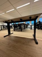 Markant - Adjustable desk with screw and cable management – 160x80xH62-84 cm, ST02619 - Image 6