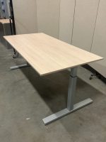 Inofec – Adjustable desk with crank – 160x80xH64-84 cm, ST02828 - Image 4