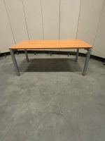 Adjustable desk with crank and cable management – 160x80xH64-84 cm, ST02830