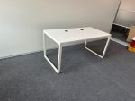 Adjustable desk with screw and cable management – 160x80xH62-84 cm, ST02905 - Image 3
