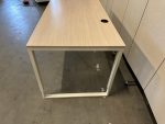 Adjustable desk with screw and cable management – 160x80xH62-84 cm, ST02906 - Image 4