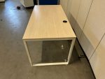 Adjustable desk with screw and cable management – 160x80xH62-84 cm, ST02906 - Image 5
