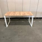 Adjustable desk with screw ( the top is NEW ) – 160x80xH62-84 cm, ST02904