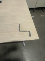 Adjustable desk with crank – 160x80xH64-91 cm, ST02928 - Image 8