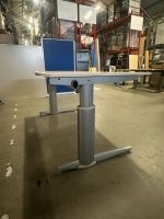 Adjustable desk with crank – 160x80xH64-91 cm, ST02928 - Image 11