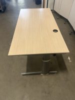 Adjustable desk with crank – 160x80xH64-91 cm, ST02928 - Image 5