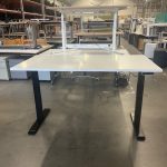 Electric sit-stand desk with NEW top, memory and USB – 160x80xH73-123 cm, ST03052