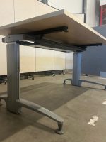 Scharf – Adjustable desk with screw and cable management – 120x80xH64-84 cm, ST03218 - Image 7