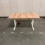 Gispen - Electric sit-sit desk refurbished with cable management ( the top is NEW ) – 140x80xH62-84 cm, ST03201
