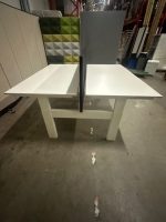 Adjustable duo-desk with screw and cable management – 160x80xH64-84 cm, ST03241