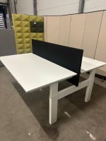 Adjustable duo-desk with screw and cable management – 160x80xH64-84 cm, ST03241 - Image 7