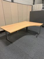 Adjustable corner desk right with crank – 180x80/120xH64-84 cm, ST03255 - Image 3