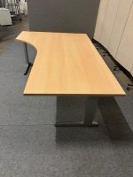 Adjustable corner desk left with crank – 180x80/120xH64-84 cm, ST03256 - Image 4