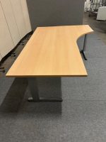 Adjustable corner desk right with crank – 180x80/120xH64-84 cm, ST03255 - Image 4
