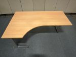 Adjustable corner desk left with crank – 180x80/120xH64-84 cm, ST03256 - Image 6