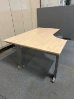 Adjustable corner desk left with crank – 160x80/120xH64-84 cm, ST03249 - Image 4