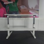 Palmberg – Adjustable desk with crank and cable management – 120x80xH64-84 cm, ST03299 - Image 3