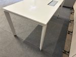 Adjustable desk with screw , power socket and cable management – 180x90xH62-84 cm, ST03324 - Image 6
