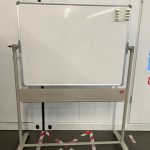 Nobo - Whiteboard on wheels double side – 135x91xH180 cm, ST03328